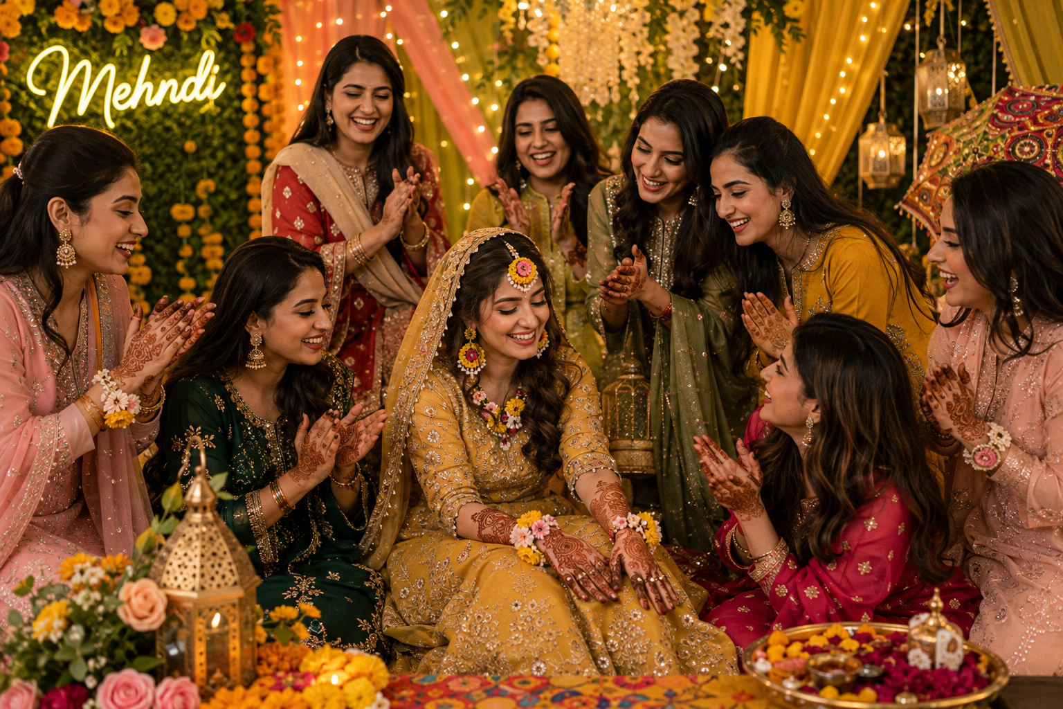 Pakistani wedding celebration